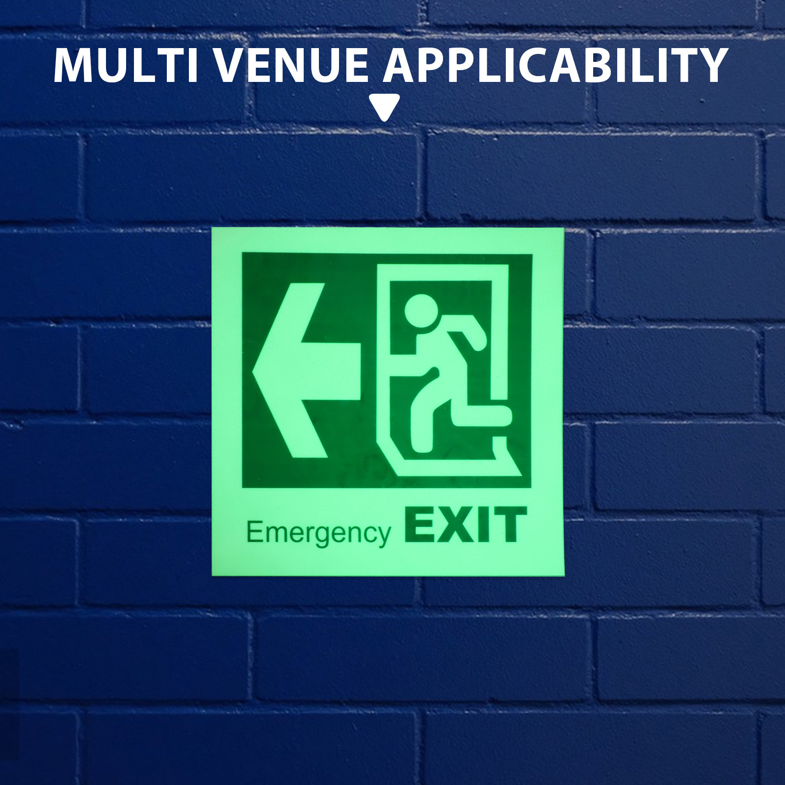 Luminous Self Adhesive Emergen - Emergency Exit Sign recension och pris