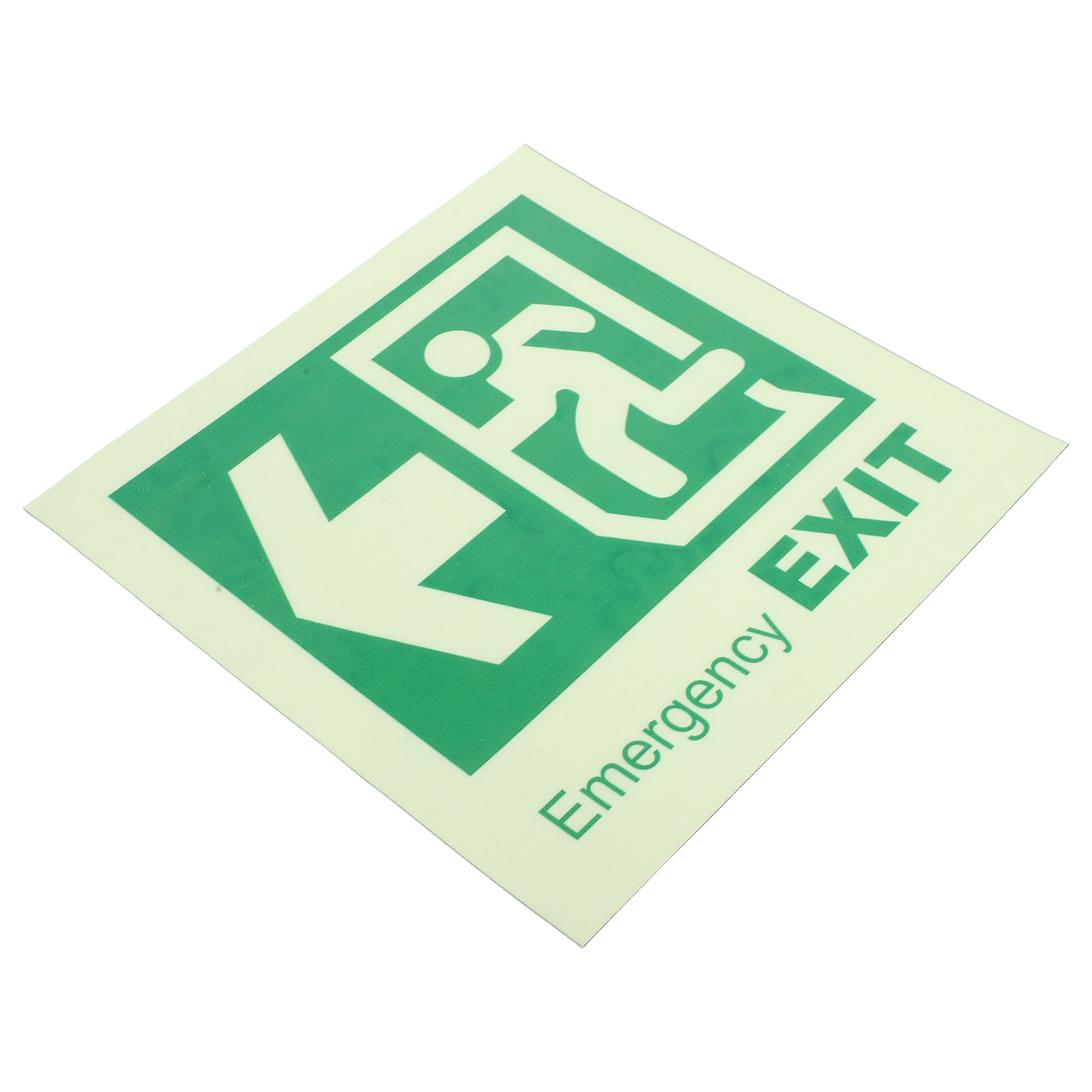 Luminous Self Adhesive Emergen - Emergency Exit Sign recension och pris