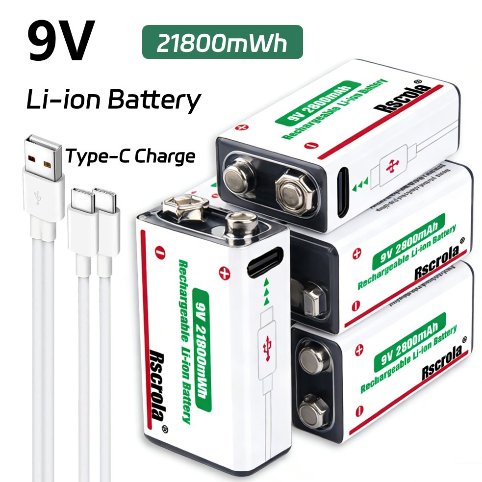 Rechargeable 9V Battery, 21800 - Smoke Detector Interconnected recension och pris