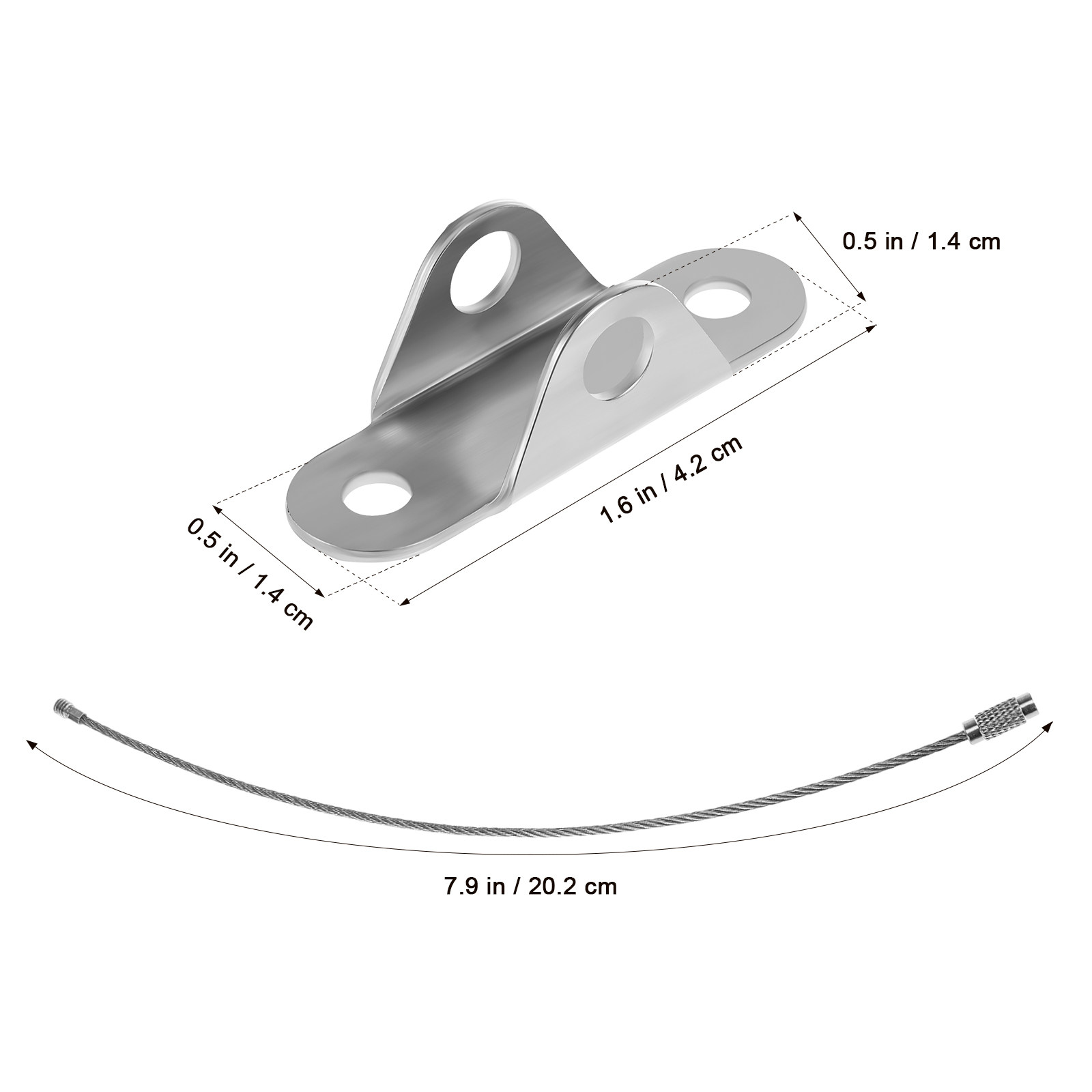 6Sets Furniture Wall Anchors A - Earthquake Anchor Strap recension och pris
