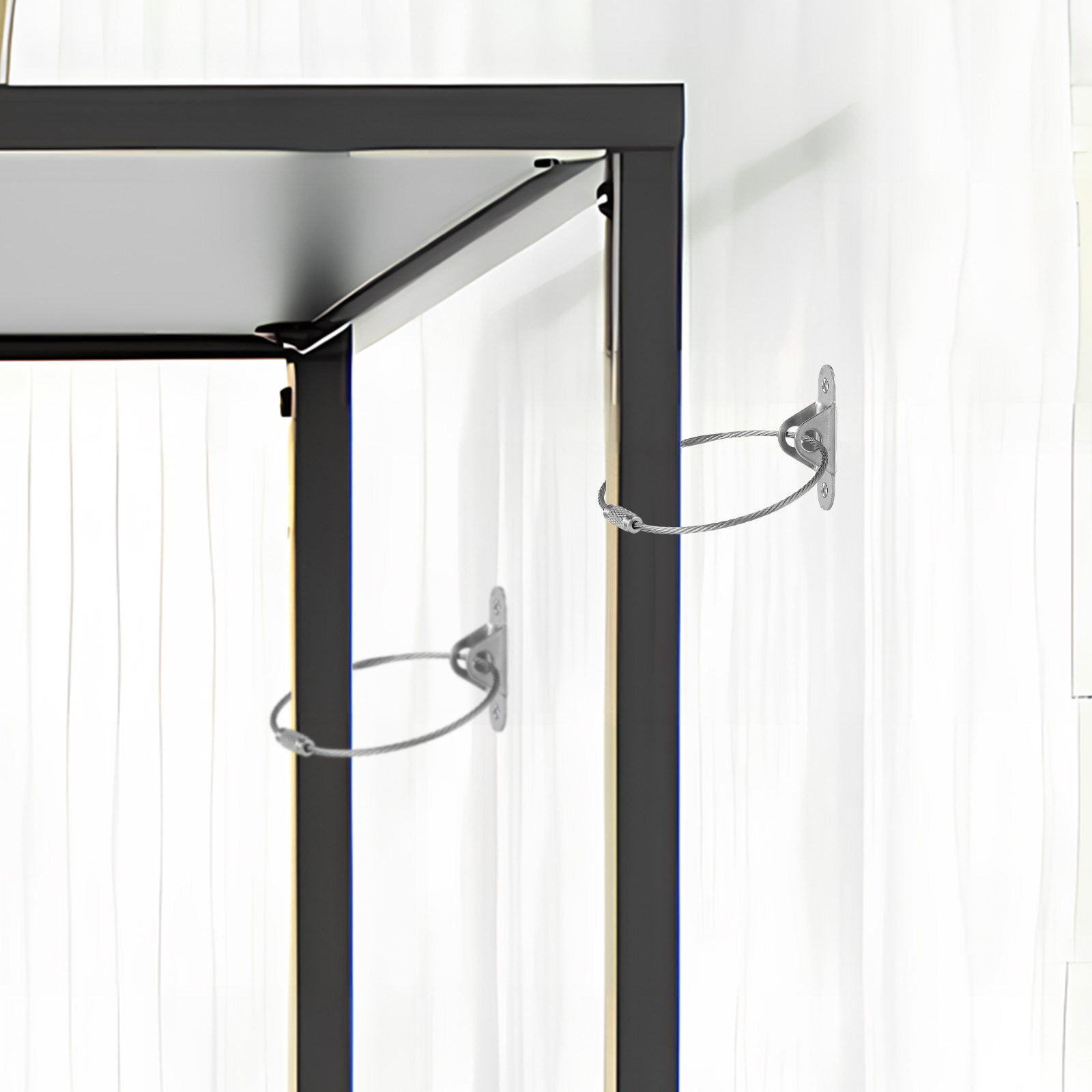6Sets Furniture Wall Anchors A - Earthquake Anchor Strap recension och pris