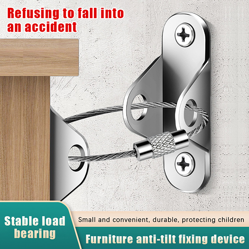 [E] 1Set Furniture Anchors Ant - Earthquake Anchor Strap recension och pris