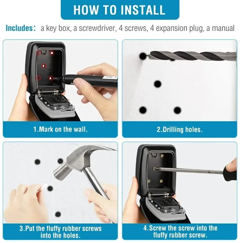 Password Key Lock Box Waterpro - Lockbox Key Secure recension och pris