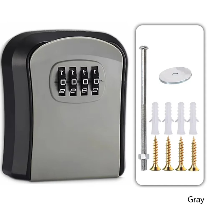 Wall Mount Key Lock Box 4 Digi - Lockbox Key Secure recension och pris